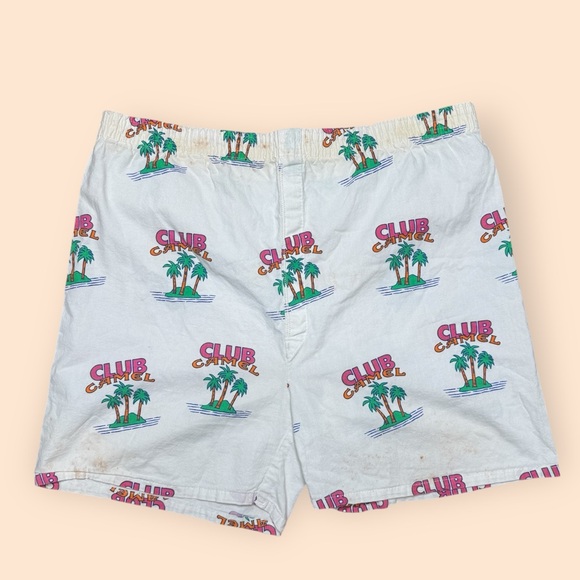 Vintage 1980s Club Camel Shorts Men’s XL Vtg 80s Cigs - Picture 1 of 6